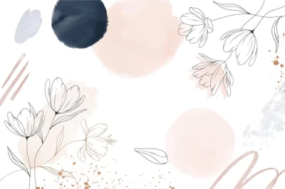 Free Vector | Watercolor hand drawn flowers background