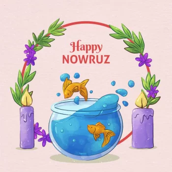 Free Vector | Watercolor happy nowruz celebrating
