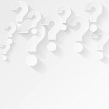 Free Vector | White question mark background in minimal style