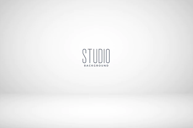 Free Vector | White studio empty room background