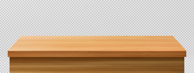 Free Vector | Wooden table foreground, tabletop front view