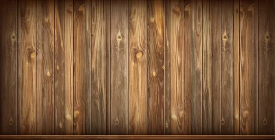 Free Vector | Wooden wall and floor with aged surface, realistic