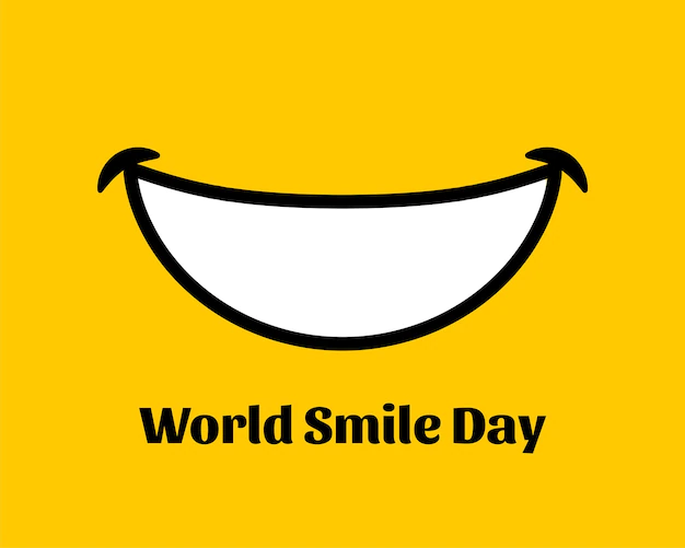 Free Vector | World smile day happiness background