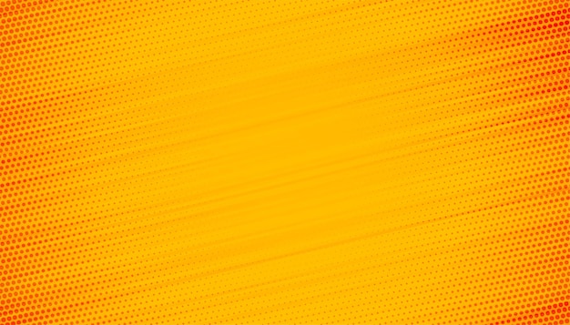 Free Vector | Yellow background with halftone lines design