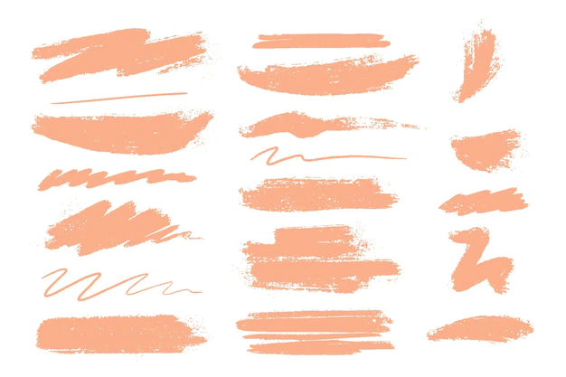 Free Vector | Ink brush stroke collection