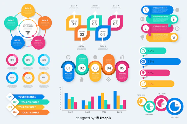 Free Vector | Infographic element collection