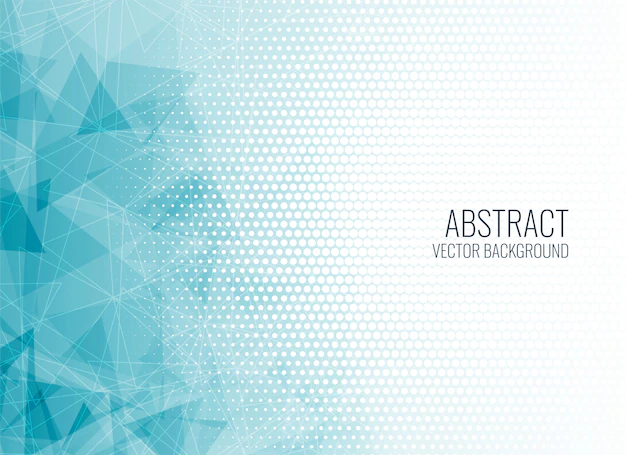 Free Vector | Abstract blue geometric shapes background