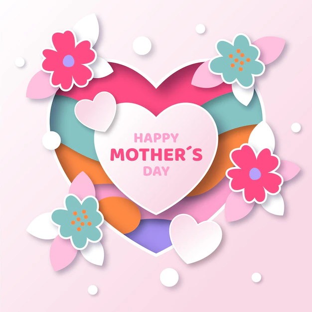 Free Vector | Mother's day illustration in paper style