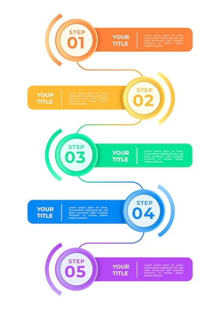 Free Vector | Flat timeline infographic template