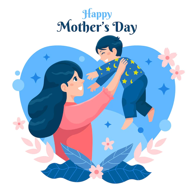 Free Vector | Hand drawn mother's day illustration