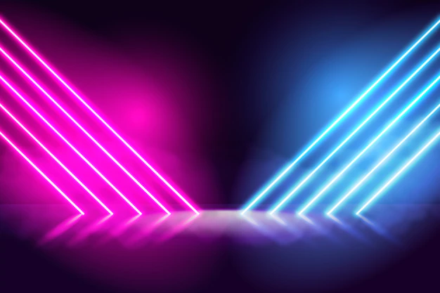 Free Vector | Neon lights background concept