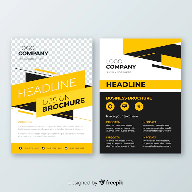 Free Vector | Abstract business flyer template