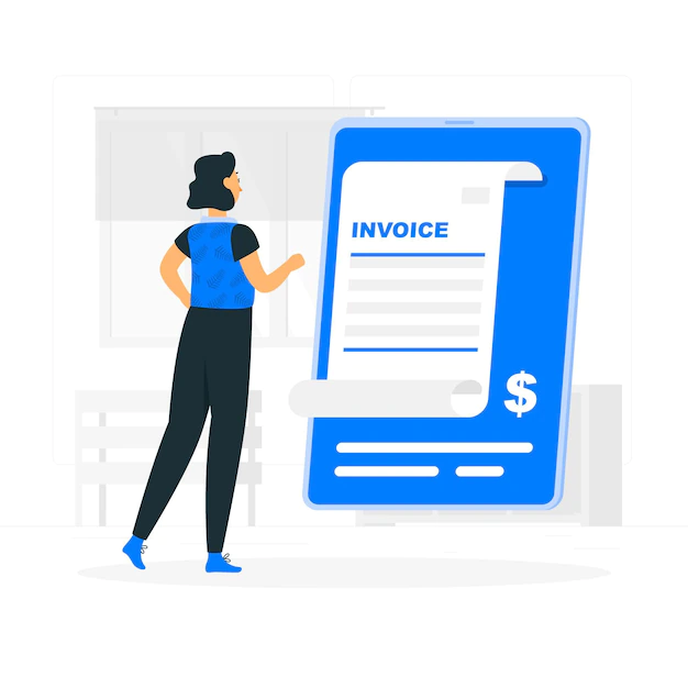 Free Vector | Invoice concept illustration