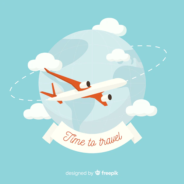 Free Vector | Flat travel background