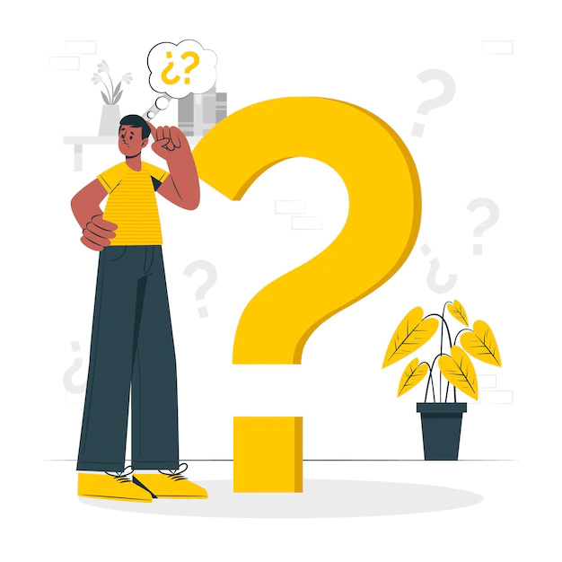 Free Vector | Questions concept illustration