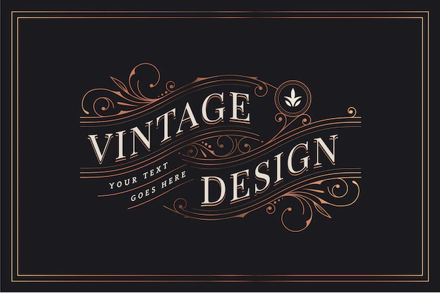 Free Vector | Vintage design with ornamental decorations