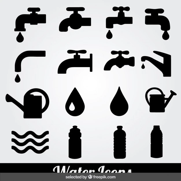 Free Vector | Water icons set
