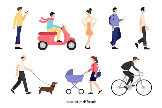 Free Vector | People doing different actions