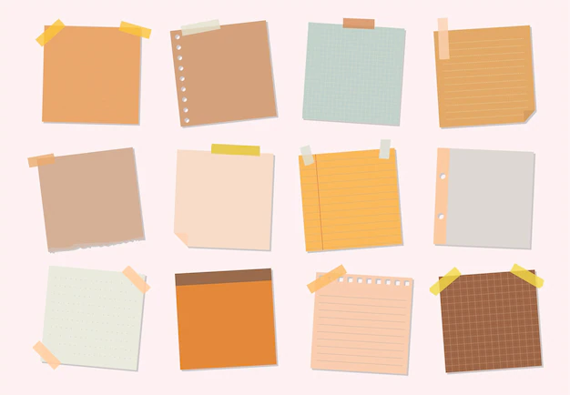 Free Vector | Collection of sticky note illustrations