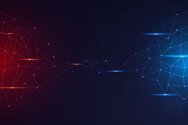 Free Vector | Gradient network connection background