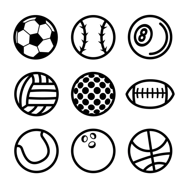 Free Vector | Sport balls collection
