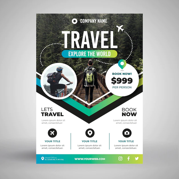 Free Vector | Travel poster concept