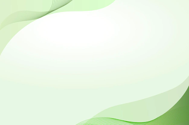 Free Vector | Green curve frame template vector