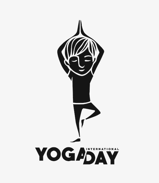 Free Vector | International yoga day 21st june vector illustration