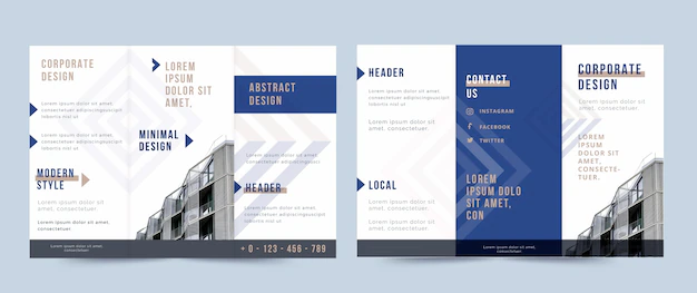 Free Vector | Business brochure template