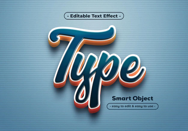 Free PSD | Type-text-style-effect