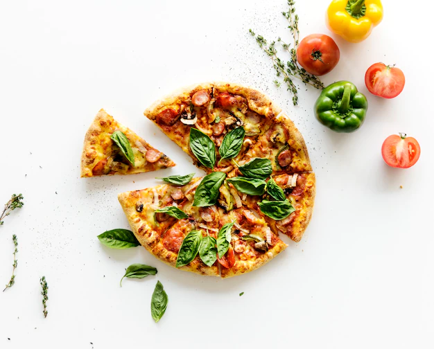 Free Photo | Delicious pizza isolated on white