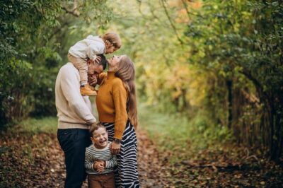 Free Photo | Young family with children in autumn park