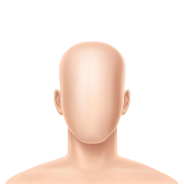 Free Vector | 3d realistic faceless human model