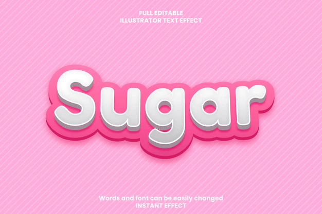 Free Vector | 3d soft pink text effect