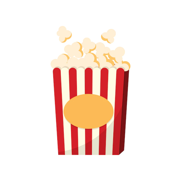 Free Vector | A cup of popcorn graphic illustration