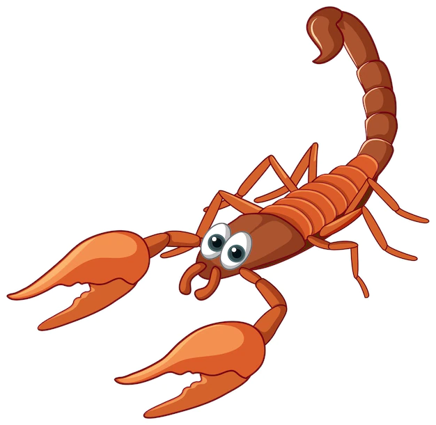 Free Vector | A scorpion animal cartoon character