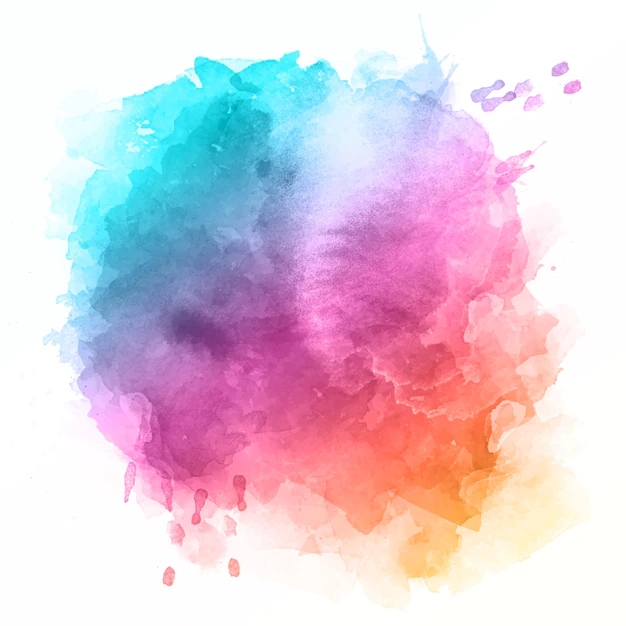 Free Vector | Abstract background with a colourful watercolour splatter design