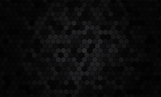 Free Vector | Abstract black texture background hexagon