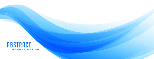 Free Vector | Abstract blue wave presentation banner design