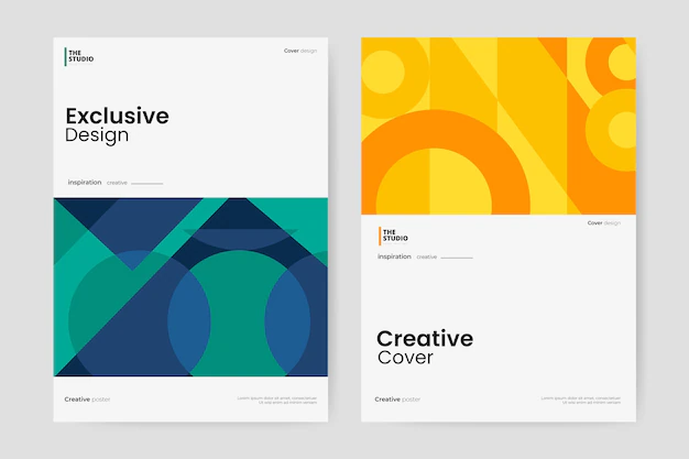 Free Vector | Abstract business cover collection