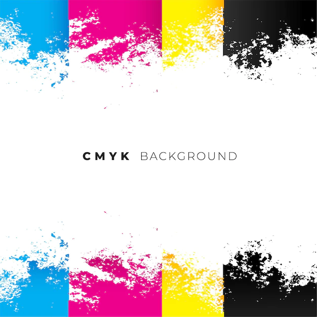 Free Vector | Abstract cmyk watercolor background design