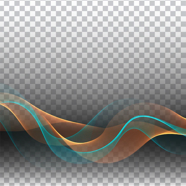 Free Vector | Abstract colorful wave transparent stylish background