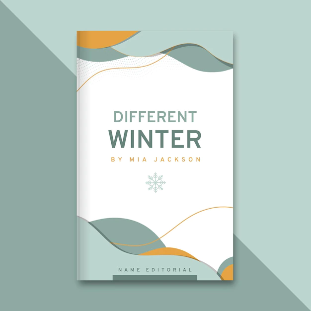 Free Vector | Abstract elegant winter book cover