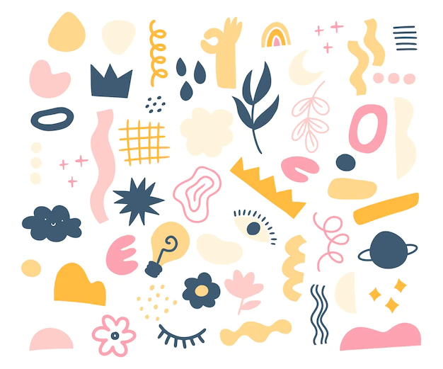 Free Vector | Abstract elements and shapes collection