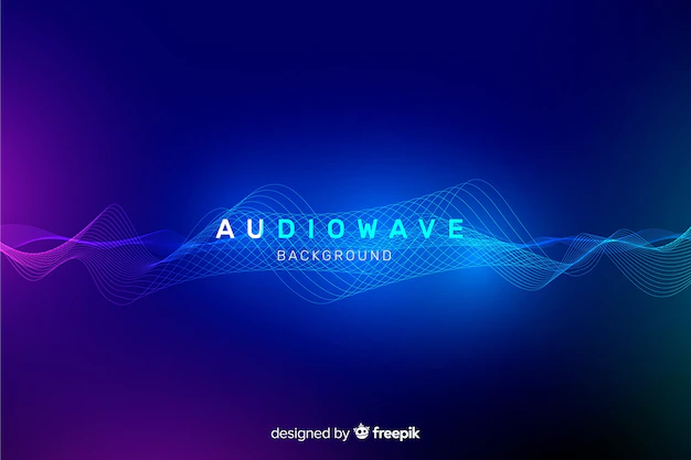 Free Vector | Abstract equalizer waves background
