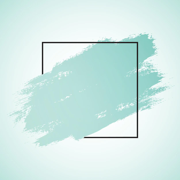 Free Vector | Abstract grunge brush stroke and black border