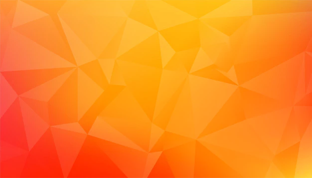 Free Vector | Abstract low poly orange yellow background