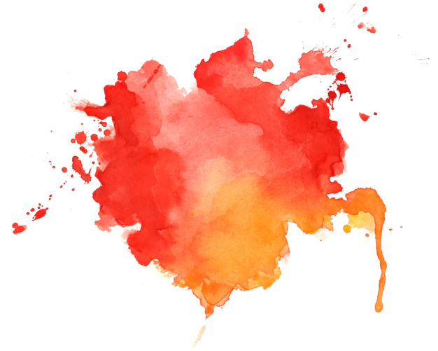 Free Vector | Abstract red and orange watercolor texture background