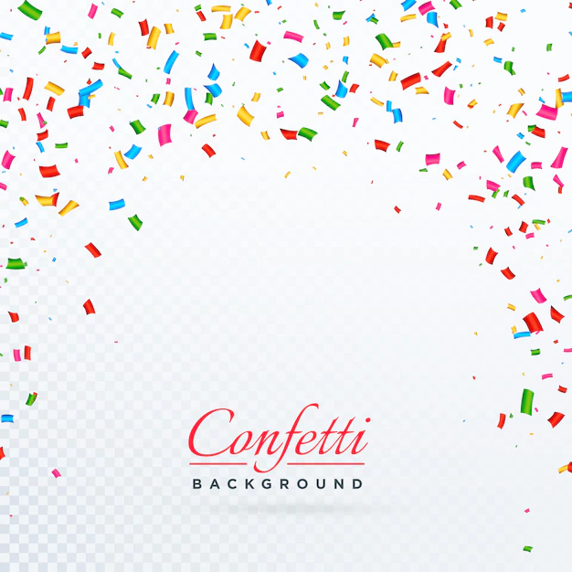 Free Vector | Abstract vector confetti background design