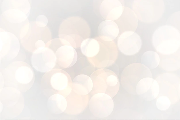 Free Vector | Abstract white bokeh glowing lights background